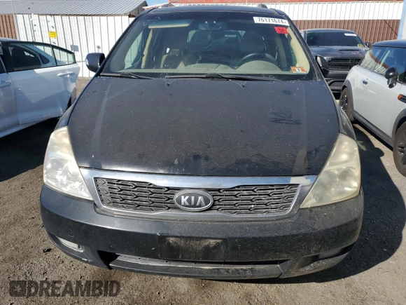 2012 Kia Sedona EX with VIN KNDMH4C75C6436757, listed as a Copart auction lot 76171674 with 163,404 mi miles and Clean Title. Bid and sale history available at carsss.com. Image 5.