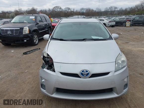 2011 Toyota Prius I with VIN JTDKN3DU4B0322894, listed as a IAAI auction lot 41806593 with 184,261 mi miles. Bid and sale history available at carsss.com. Image 13.