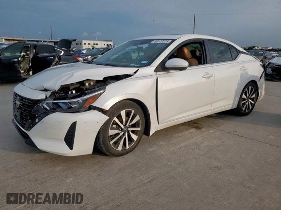 2024 Nissan Sentra SV with VIN 3N1AB8CV4RY359118, listed as a Copart auction lot 59172325 with 12,667 mi miles and Salvage title. Bid and sale history available at DreamBid. Image 1.