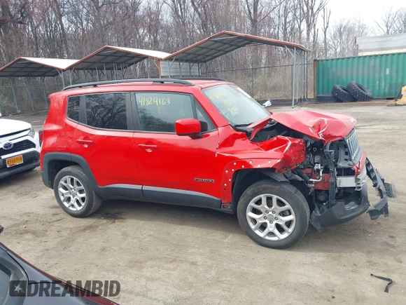 2017 Jeep Renegade Altitude with VIN ZACCJBBB5HPE43979, listed as a IAAI auction lot 41829163 with 109,500 mi miles and . Bid and sale history available at DreamBid. Image 14.