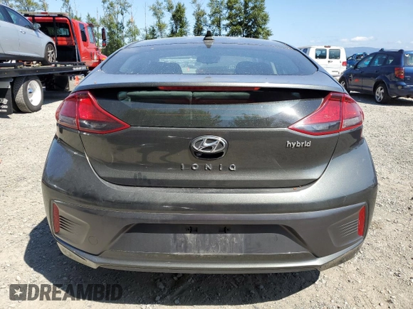 2020 Hyundai Ioniq SE with VIN KMHC75LC4LU242780, listed as a Copart auction lot 65294095 with 71,092 mi miles and Salvage title. Bid and sale history available at DreamBid. Image 6.