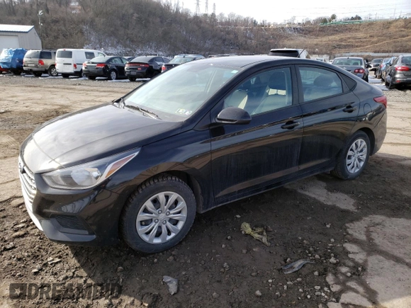 2022 Hyundai Accent SEL with VIN 3KPC24A64NE166750, listed as a Copart auction lot 39822123 with 10,520 mi miles. Bid and sale history available at carsss.com. Image 1.