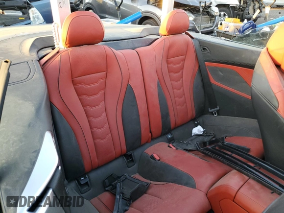 2023 BMW 8 Series 840i with VIN WBADZ4C05PCM43258, listed as a Copart auction lot 76588524 with Not provided miles and Salvage title. Bid and sale history available at DreamBid. Image 11.