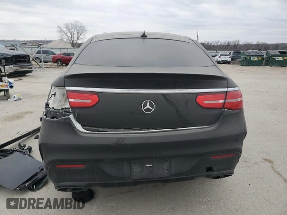 2019 Mercedes-Benz GLE 43 AMG with VIN 4JGED6EB7KA145777, listed as a Copart auction lot 47424505 with 73,487 mi miles and Salvage title. Bid and sale history available at DreamBid. Image 6.
