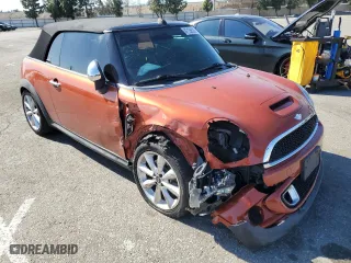 2011 MINI Cooper Convertible s with VIN WMWZP3C59BTX83202, listed as a Copart auction lot 47138535 with 162,809 mi miles and Salvage Title. Bid and sale history available at carsss.com. Image 4.