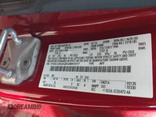2014 Ford Escape SE z VIN 1FMCU0GX2EUB91517, wystawiony jako IAAI lot #42231093 z przebiegiem 67 436 mil mil oraz . Historia ofert i sprzedaży dostępna na DreamBid. Obrazek 9.