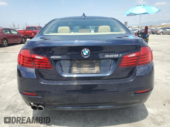 2015 BMW 5 Series 528i xDrive with VIN WBA5A7C53FD623873, listed as a Copart auction lot 54976945 with 127,565 mi miles and Clean Title. Bid and sale history available at carsss.com. Image 6.