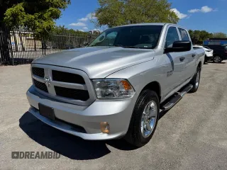 2017 Ram 1500 Tradesman with VIN 1C6RR7KG2HS732427, listed as a Copart auction lot 47823675 with 105,715 mi miles and Salvage title. Bid and sale history available at DreamBid. Image 1.