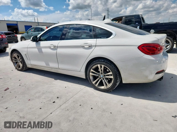 2018 BMW 4 Series 430i xDrive with VIN WBA4J3C57JBG91654, listed as a Copart auction lot 62877135 with 155,583 mi miles and Clean title. Bid and sale history available at DreamBid. Image 2.