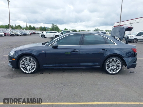 2018 Audi A4 Prestige z VIN WAUFNAF45JA019132, wystawiony jako IAAI lot #42239810 z przebiegiem 63 002 mil mil oraz . Historia ofert i sprzedaży dostępna na DreamBid. Obrazek 14.