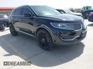 2016 Lincoln MKX Premiere with VIN 2LMTJ6JR7GBL75287, listed as a IAAI auction lot 41697039 with 85,943 mi miles. Bid and sale history available at carsss.com. Image 1.