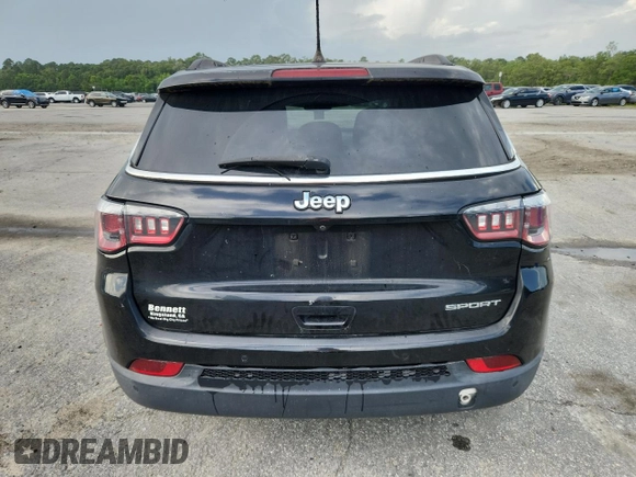 2019 Jeep Compass Sport z VIN 3C4NJCAB8KT615860, wystawiony jako Copart lot #60784545 z przebiegiem 109 592 mil mil oraz Szkoda całkowita • Salvage title. Historia ofert i sprzedaży dostępna na DreamBid. Obrazek 6.