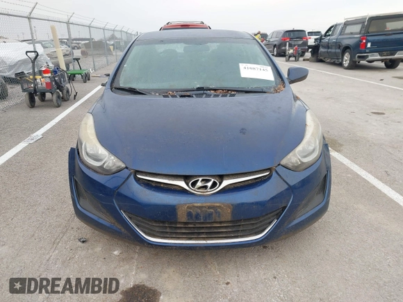 2016 Hyundai Elantra SE with VIN 5NPDH4AE7GH672890, listed as a IAAI auction lot 41087145 with 157,540 mi miles. Bid and sale history available at carsss.com. Image 12.