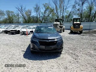2022 Chevrolet Equinox RS with VIN 3GNAXWEV5NS186231, listed as a Copart auction lot 55881605 with 21,840 mi miles and Salvage title. Bid and sale history available at DreamBid. Image 14.