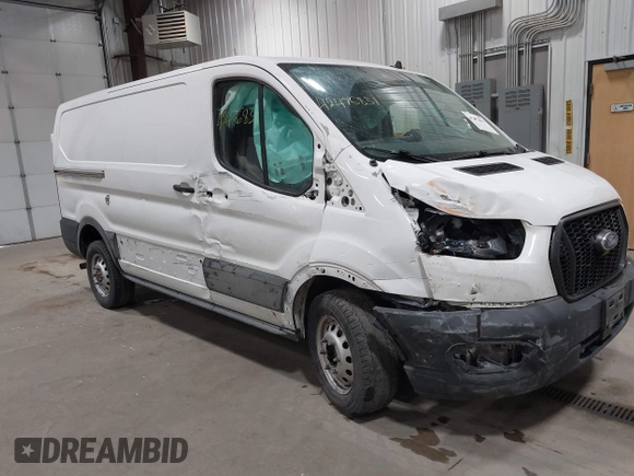 2023 Ford Transit z VIN 1FTYE2Y8XPKB54210, wystawiony jako IAAI lot #42476831 z przebiegiem 53 301 mil mil oraz . Historia ofert i sprzedaży dostępna na DreamBid. Obrazek 1.