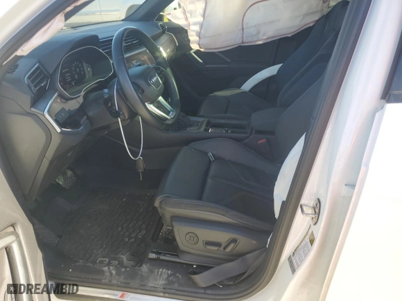 2022 Audi Q3 S line Premium Plus with VIN WA1EECF35N1040077, listed as a Copart auction lot 43947575 with 41,777 mi miles and Salvage Title. Bid and sale history available at carsss.com. Image 7.
