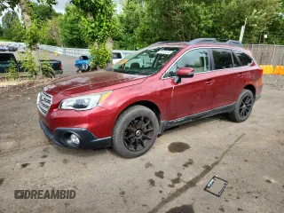 2015 Subaru Outback Premium z VIN 4S4BSBFC2F3252125, wystawiony jako Copart lot #61510265 z przebiegiem 124 535 mil mil oraz Szkoda całkowita • Salvage title. Historia ofert i sprzedaży dostępna na DreamBid. Obrazek 1.