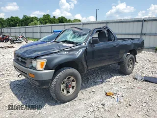 1993 Toyota Pickup DX with VIN JT4RN01P5P7062080, listed as a Copart auction lot 62055375 with 97,464 mi miles and Salvage title. Bid and sale history available at DreamBid. Image 1.