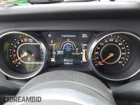 2022 Jeep Gladiator High Altitude with VIN 1C6HJTFG8NL168519, listed as a IAAI auction lot 42439845 with 16,786 mi miles and . Bid and sale history available at DreamBid. Image 7.