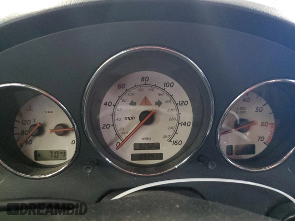 2003 Mercedes-Benz SLK 320 with VIN WDBKK65F83F280656, listed as a Copart auction lot 79158954 with 99,413 mi miles and Salvage title. Bid and sale history available at DreamBid. Image 9.