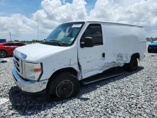 2013 Ford Econoline Cargo Commercial with VIN 1FTNE2EW1DDA46709, listed as a Copart auction lot 64098505 with 194,401 mi miles and Salvage title. Bid and sale history available at DreamBid. Image 1.