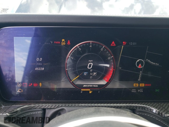 2020 Mercedes-Benz G 63 AMG with VIN W1NYC7HJ3LX365275, listed as a Copart auction lot 63799344 with 45,228 mi miles and Clean Title. Bid and sale history available at DreamBid. Image 9.