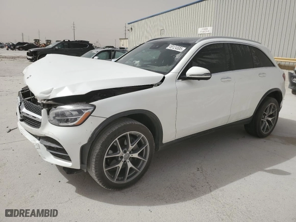 2021 Mercedes-Benz GLC with VIN W1N0G8DB6MF955676, listed as a Copart auction lot 49124535 with 52,441 mi miles and Salvage Title. Bid and sale history available at carsss.com. Image 1.