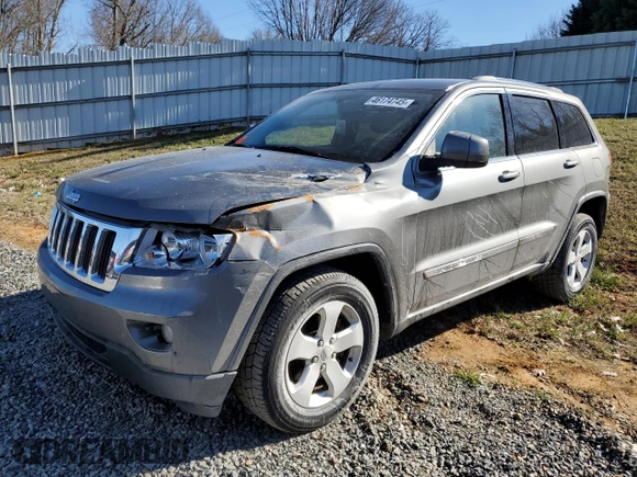 2012 Jeep Grand Cherokee Laredo with VIN 1C4RJFAG7CC299315, listed as a Copart auction lot 46174745 with 152,256 mi miles and Salvage Title. Bid and sale history available at carsss.com. Image 1.