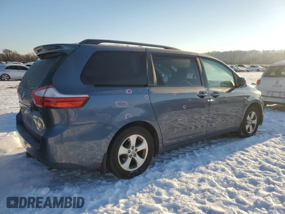 2017 Toyota Sienna LE Auto Access Seat with VIN 5TDKZ3DC7HS767177, listed as a Copart auction lot 87595095 with 226,706 mi miles and Salvage Title. Bid and sale history available at carsss.com. Image 3.