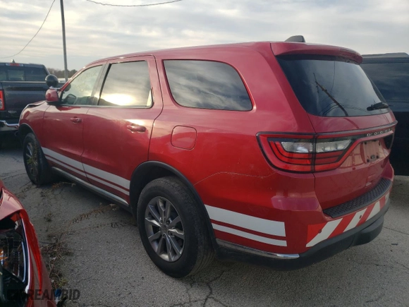 2018 Dodge Durango Special Service with VIN 1C4RDJFG6JC225450, listed as a Copart auction lot 73559514 with 31,743 mi miles and Salvage Title. Bid and sale history available at carsss.com. Image 2.
