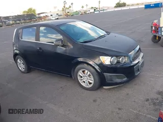 2012 Chevrolet Sonic LT with VIN 1G1JC6SH1C4167782, listed as a IAAI auction lot 42270698 with 57,220 mi miles and . Bid and sale history available at DreamBid. Image 1.