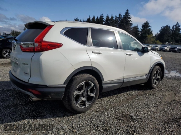 2018 Honda CR-V Touring with VIN 2HKRW2H90JH689742, listed as a Copart auction lot 51347445 with 35,333 mi miles and Salvage Title. Bid and sale history available at DreamBid. Image 3.