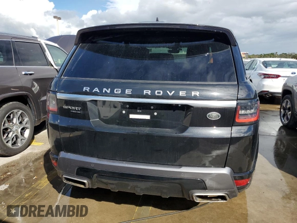 2020 Land Rover Range Rover with VIN SALWR2RY1LA748753, listed as a Copart auction lot 74770584 with 41,658 mi miles and Non repairable. Bid and sale history available at DreamBid. Image 6.