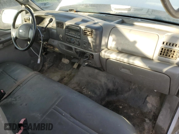 2003 Ford Super Duty F-250 XL with VIN 1FTNF20F23EA66397, listed as a Copart auction lot 73426234 with 0 mi miles and Salvage Title. Bid and sale history available at carsss.com. Image 8.