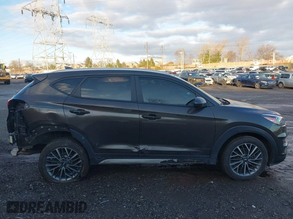 2019 Hyundai Tucson Ultimate with VIN KM8J3CALXKU070862, listed as a IAAI auction lot 41148707 with 88,946 mi miles. Bid and sale history available at carsss.com. Image 13.