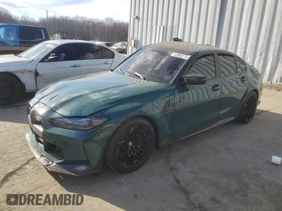 2024 BMW M3 Competition xDrive z VIN WBS43AY08RFT62048, wystawiony jako Copart lot #42980275 z przebiegiem Nie podano mil oraz Szkoda całkowita • Salvage title. Historia ofert i sprzedaży dostępna na DreamBid. Obrazek 1.