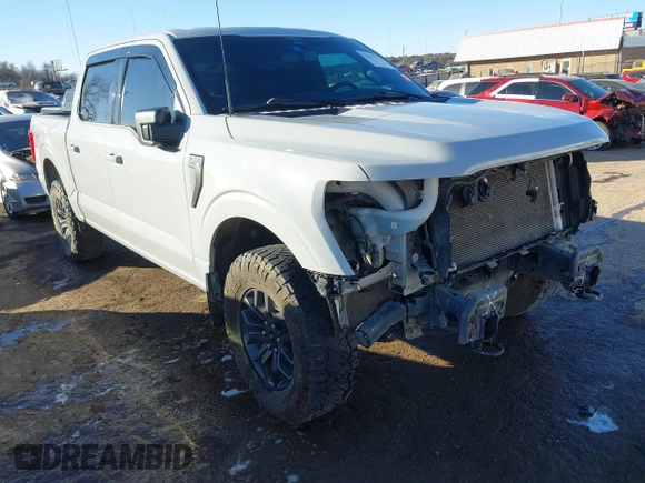 2023 Ford F-150 XL with VIN 1FTFW1E52PFB92984, listed as a IAAI auction lot 41619612 with 41,281 mi miles and . Bid and sale history available at carsss.com. Image 1.