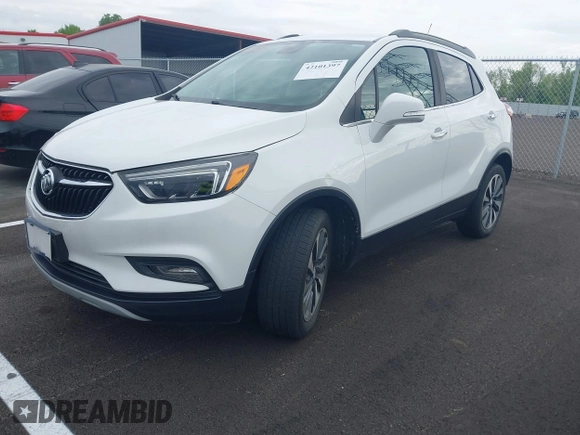 2019 Buick Encore Essence with VIN KL4CJGSM2KB876329, listed as a IAAI auction lot 42101397 with 84,020 mi miles. Bid and sale history available at carsss.com. Image 16.