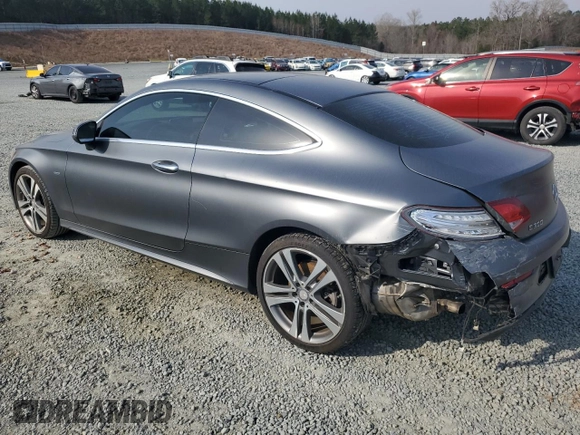 2017 Mercedes-Benz C 300 with VIN WDDWJ4JB2HF358181, listed as a Copart auction lot 47686885 with 96,762 mi miles and Salvage Title. Bid and sale history available at carsss.com. Image 2.