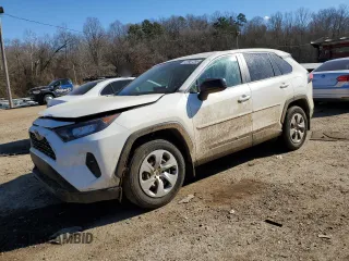 2022 Toyota RAV4 LE with VIN 2T3F1RFV8NW315825, listed as a Copart auction lot 41907285 with 37,497 mi miles and Salvage Title. Bid and sale history available at carsss.com. Image 1.