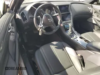 2020 Infiniti Q60 Luxe with VIN JN1EV7EK5LM340240, listed as a Copart auction lot 43447795 with 15,198 mi miles and Salvage Title. Bid and sale history available at carsss.com. Image 8.