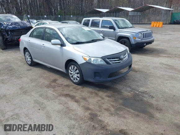 2013 Toyota Corolla L with VIN 2T1BU4EE9DC970577, listed as a IAAI auction lot 41767847 with 171,138 mi miles. Bid and sale history available at carsss.com. Image 1.