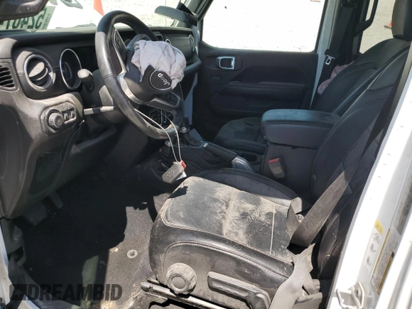 2018 Jeep Wrangler Unlimited Sahara with VIN 1C4HJXEG5JW294430, listed as a Copart auction lot 52487495 with 86,609 mi miles and Salvage title. Bid and sale history available at DreamBid. Image 7.