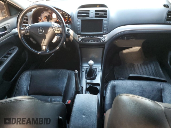 2006 Acura TSX Navi with VIN JH4CL95916C014558, listed as a Copart auction lot 75290304 with 221,520 mi miles and Salvage title. Bid and sale history available at DreamBid. Image 8.