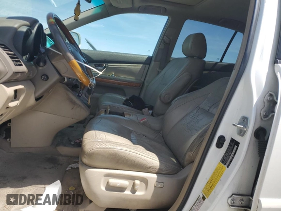 2007 Lexus RX 350 with VIN 2T2HK31U17C032824, listed as a Copart auction lot 56985955 with Not Provided miles and Salvage Title. Bid and sale history available at DreamBid. Image 7.