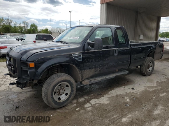 2008 Ford F-250 with VIN 1FDSX21568EE47176, listed as a Copart auction lot 54058325 with 169,671 mi miles and Salvage title. Bid and sale history available at DreamBid. Image 1.