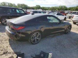 2023 BMW 4 Series 430i with VIN WBA53AP00PCL19557, listed as a Copart auction lot 55710174 with 14,982 mi miles and Salvage title. Bid and sale history available at DreamBid. Image 3.