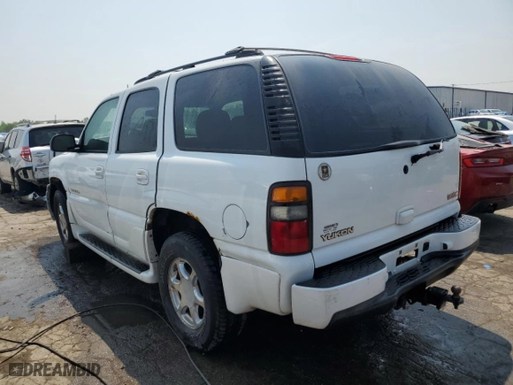 2005 GMC Yukon Denali with VIN 1GKEK63U75J123561, listed as a Copart auction lot 56900583 with 0 mi miles and Salvage Title. Bid and sale history available at carsss.com. Image 2.