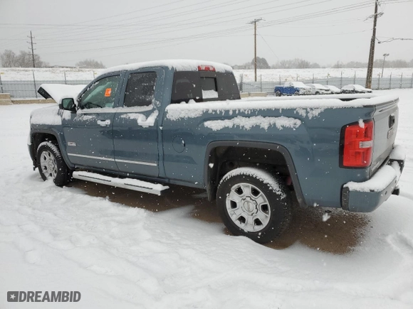 2014 GMC Sierra 1500 SLT with VIN 1GTV2VEC2EZ118358, listed as a Copart auction lot 41624075 with 0 mi miles and Salvage Title. Bid and sale history available at carsss.com. Image 2.