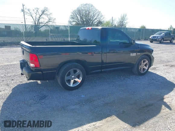 2018 Ram 1500 Express with VIN 3C6JR6AT9JG195381, listed as a IAAI auction lot 41874835 with 60,221 mi miles and . Bid and sale history available at DreamBid. Image 4.
